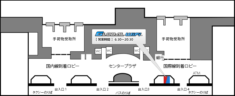 仙台空港 フロアマップ