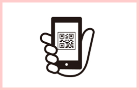 （画像）QRコードが送られてきます。