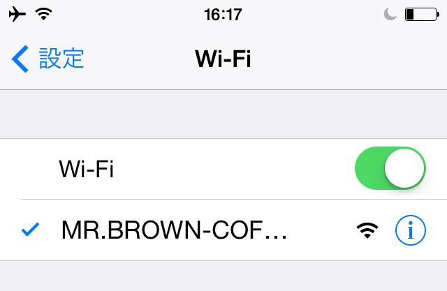 MR.BROWN-COFFEE ��I�����Ă��������B