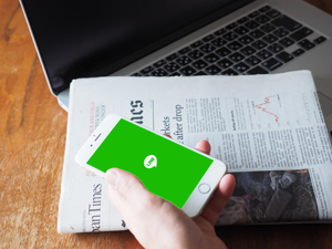 スマホでLINE
