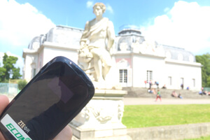 ドイツ、デュッセルドルフのベンラート城とレンタルWiFi