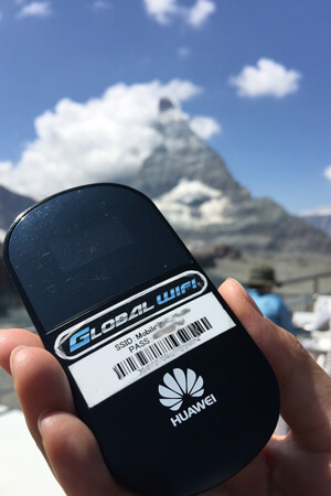 マッターホルンとスイス用レンタルWiFi
