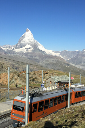 マッターホルンとゴルナーグラート鉄道