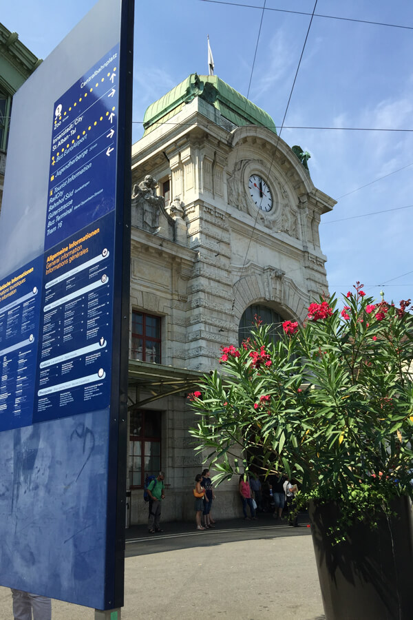 バーゼル中央駅外観