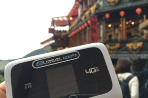 九份・湯婆婆の館のモデルの建物とレンタルwifi