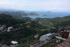 九份からの眺め。