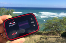 ハワイ・ノースショアとWi-Fiルーター