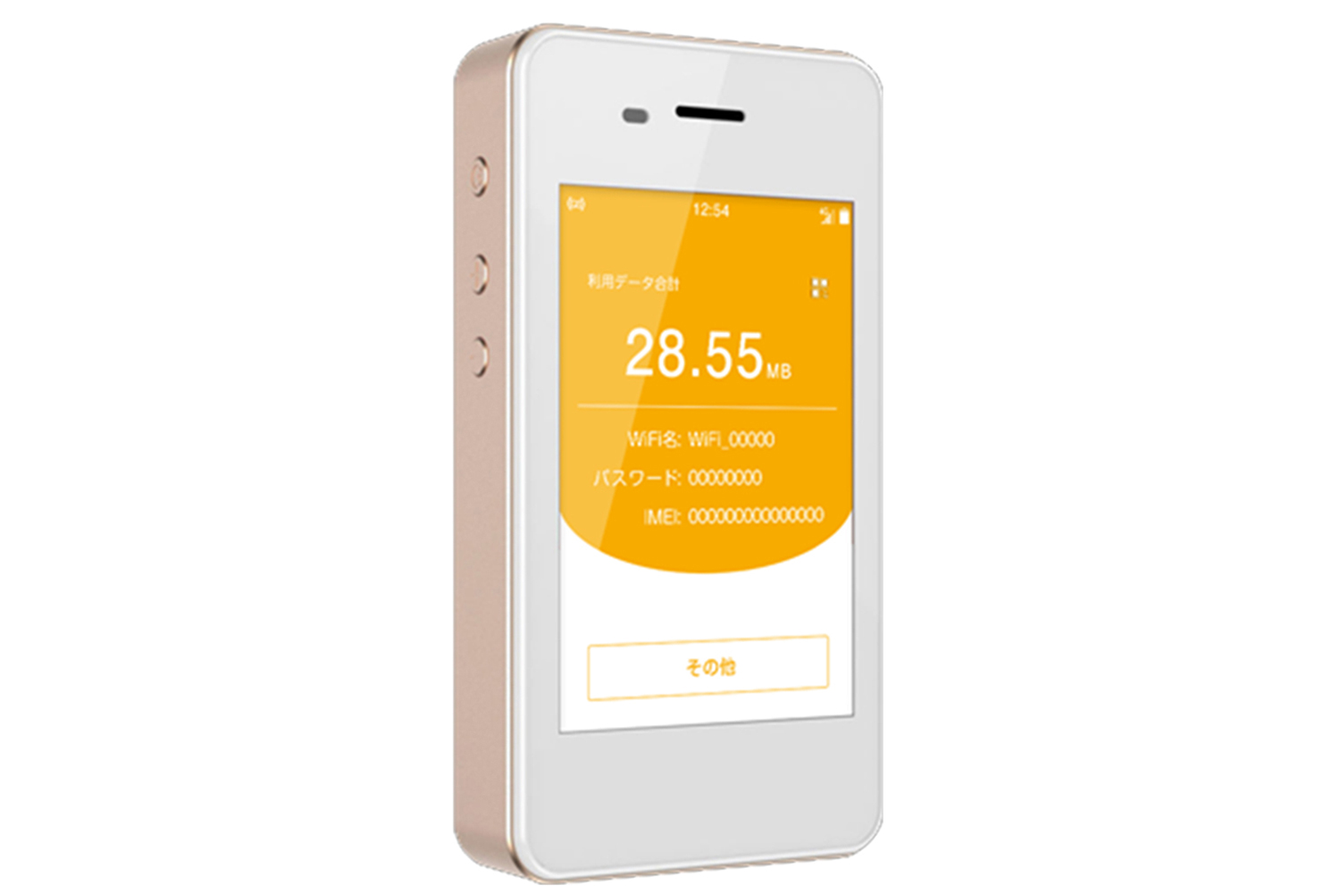iPhone設定方法 「海外到着後のiPhoneへの設定方法」WiFi名とパスワード確認-説明画像1