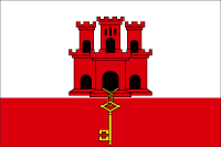 ジブラルタル（イギリス領）国旗
